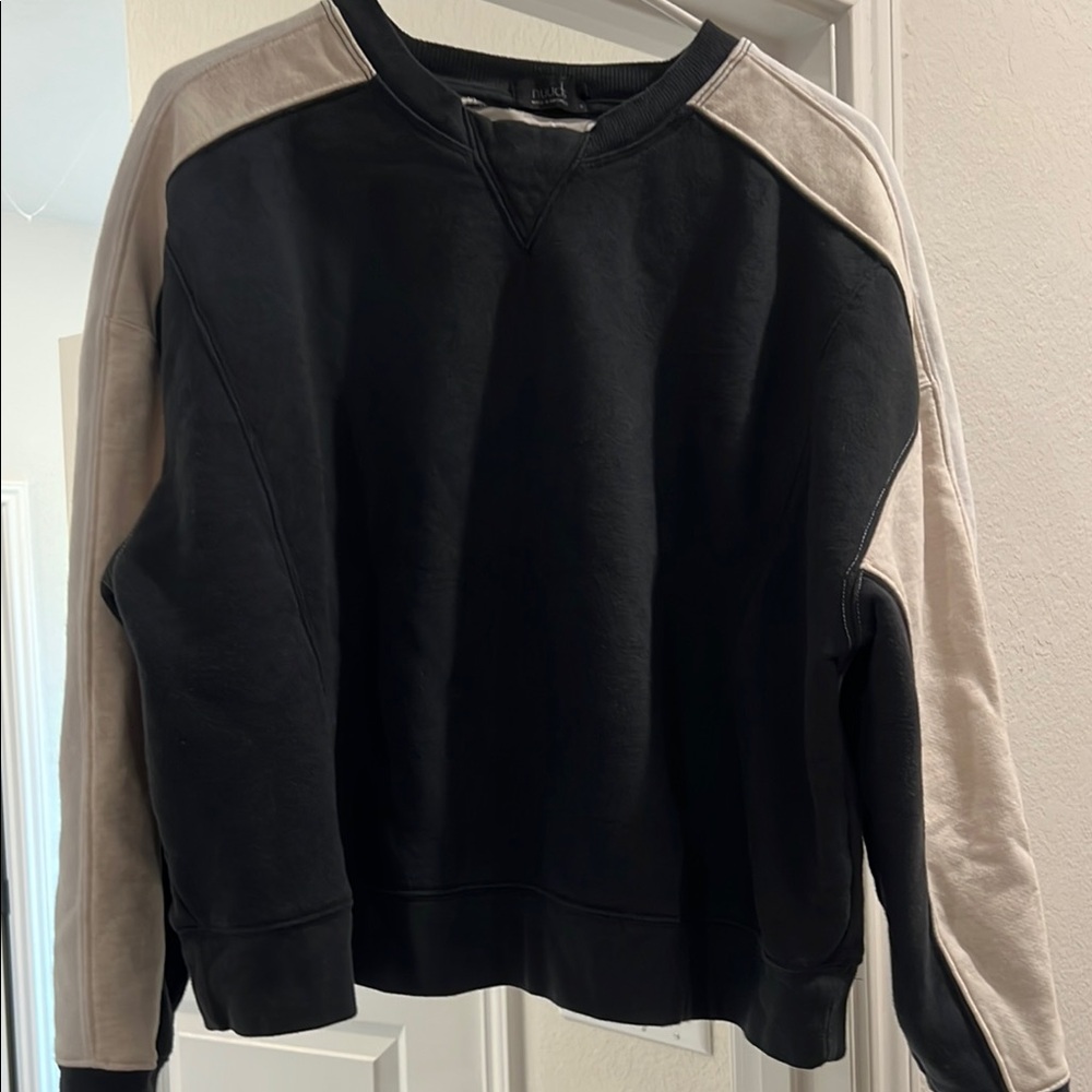 Nuuds sideline crew sweatshirt small